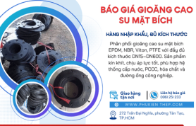 Báo giá gioăng cao su mặt bích | Hàng nhập khẩu, đủ size