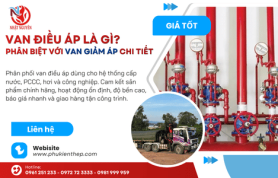 Van điều áp là gì? Phân biệt với van giảm áp chi tiết