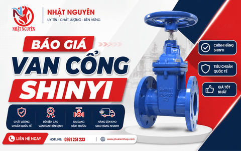 Báo giá van cổng Shinyi mới - Chính hãng, chiết khấu tốt