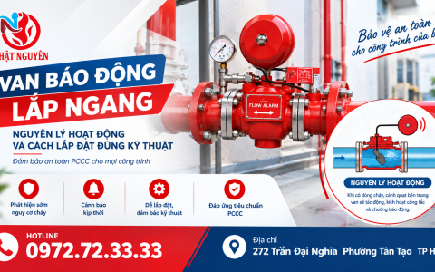 Van báo động lắp ngang: Nguyên lý hoạt động và cách lắp đặt đúng kỹ thuật