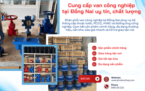 Công ty cung cấp van công nghiệp tại Đồng Nai uy tín