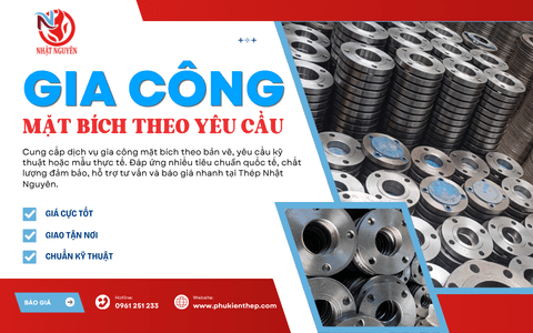 Nhận gia công mặt bích uy tín giá tốt tại TP.HCM