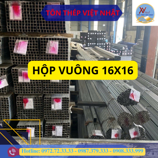 THÉP HỘP VUÔNG 16X16